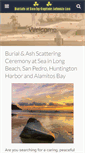 Mobile Screenshot of burials-at-sea-by-captain.com